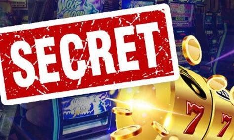 the secret to slot machines.